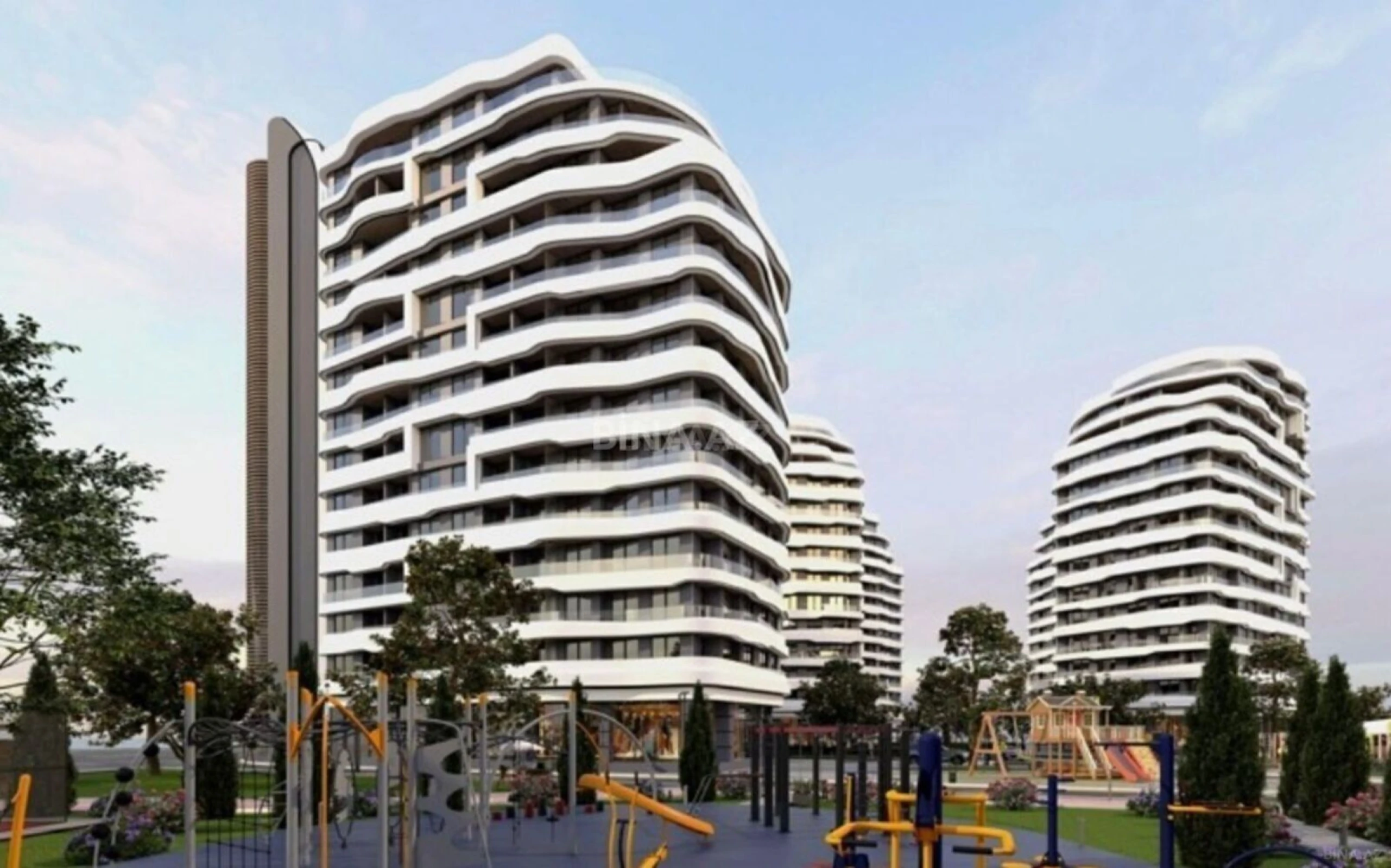 Satılır 1 otaqlı mənzil 65 m²