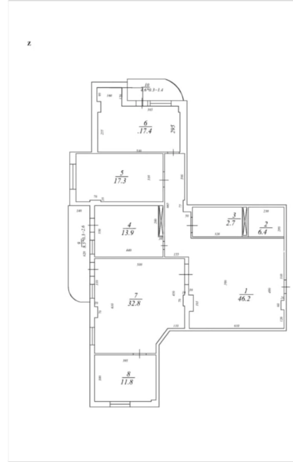 Satılır 4 otaqlı mənzil 180 m²