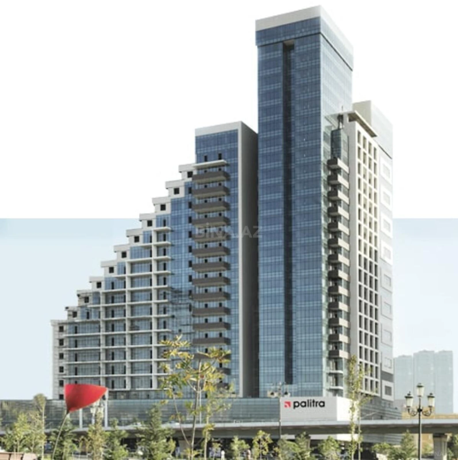Satılır 2 otaqlı mənzil 93.3 m²