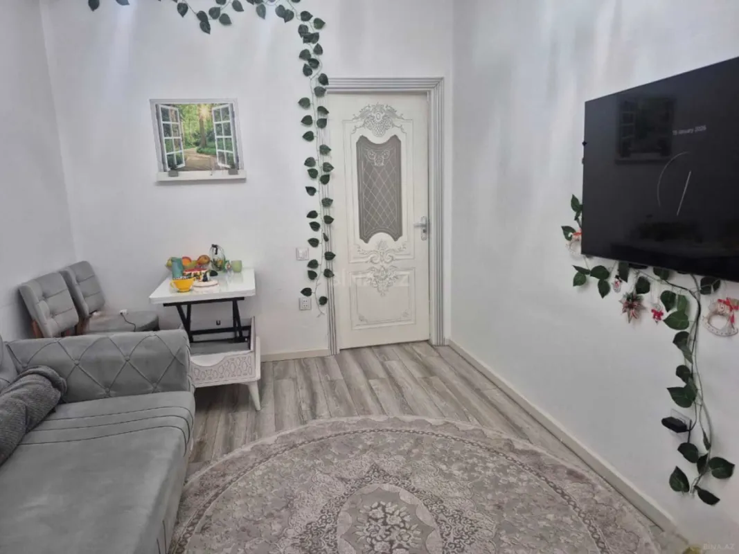 Satılır 2 otaqlı mənzil 43.8 m²