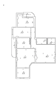 Satılır 4 otaqlı mənzil 180 m²