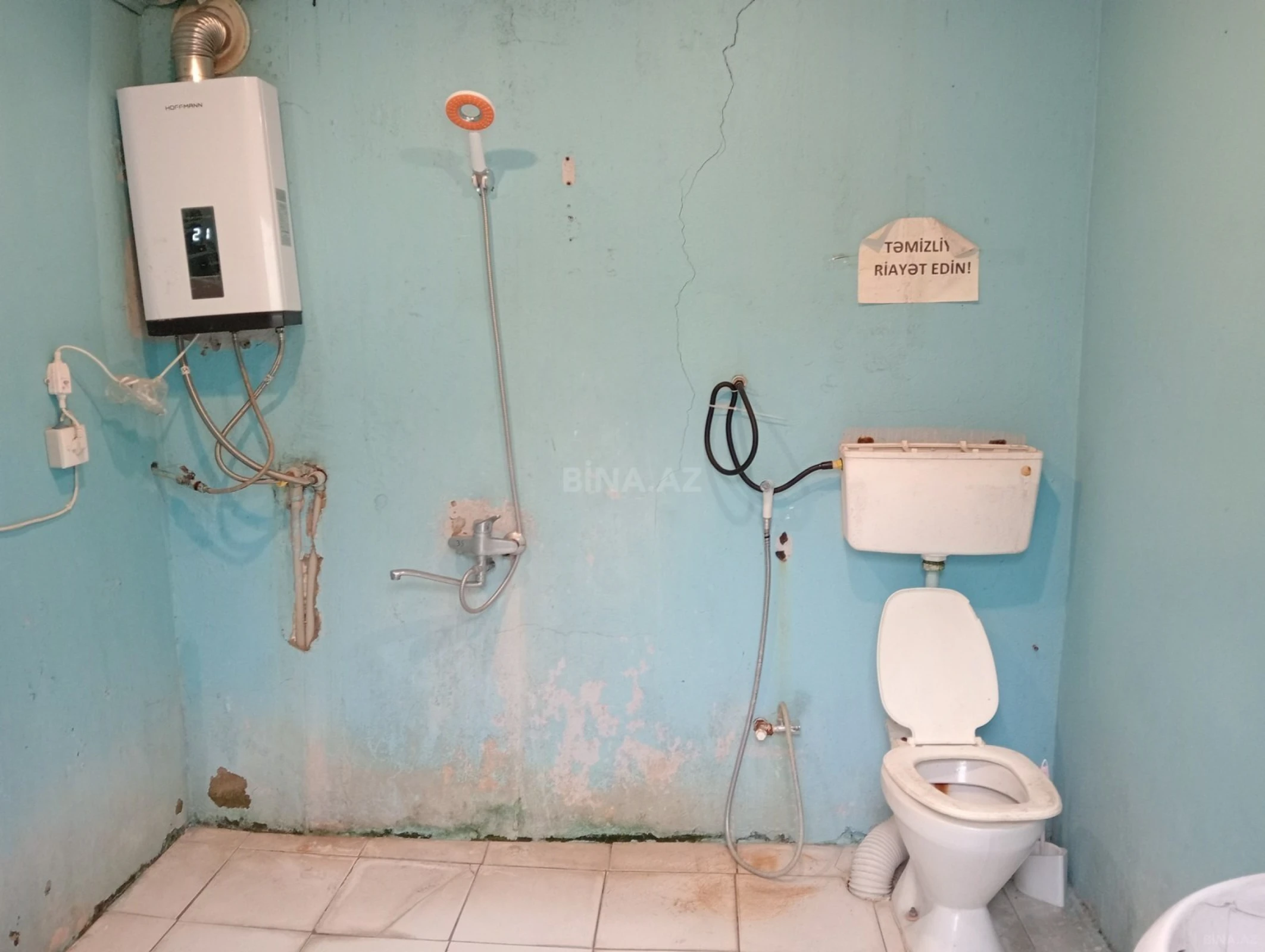 Kirayə verilir 1 otaqlı mənzil 45 m²