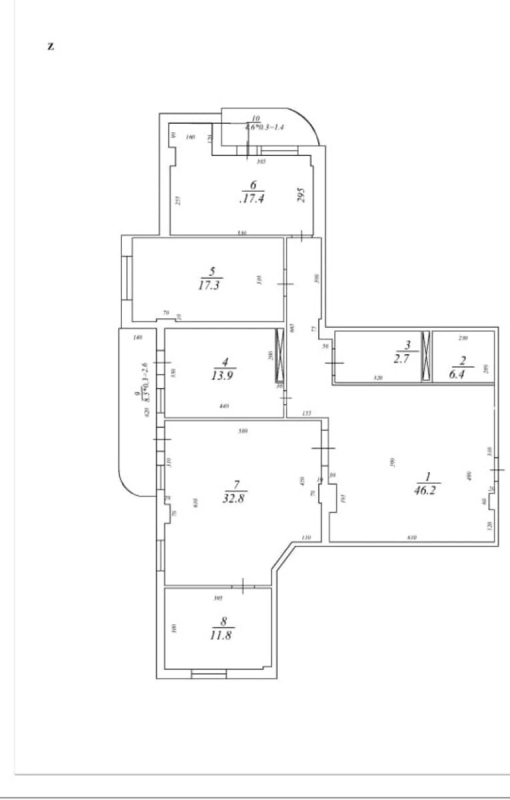 Satılır 3 otaqlı mənzil 180 m²