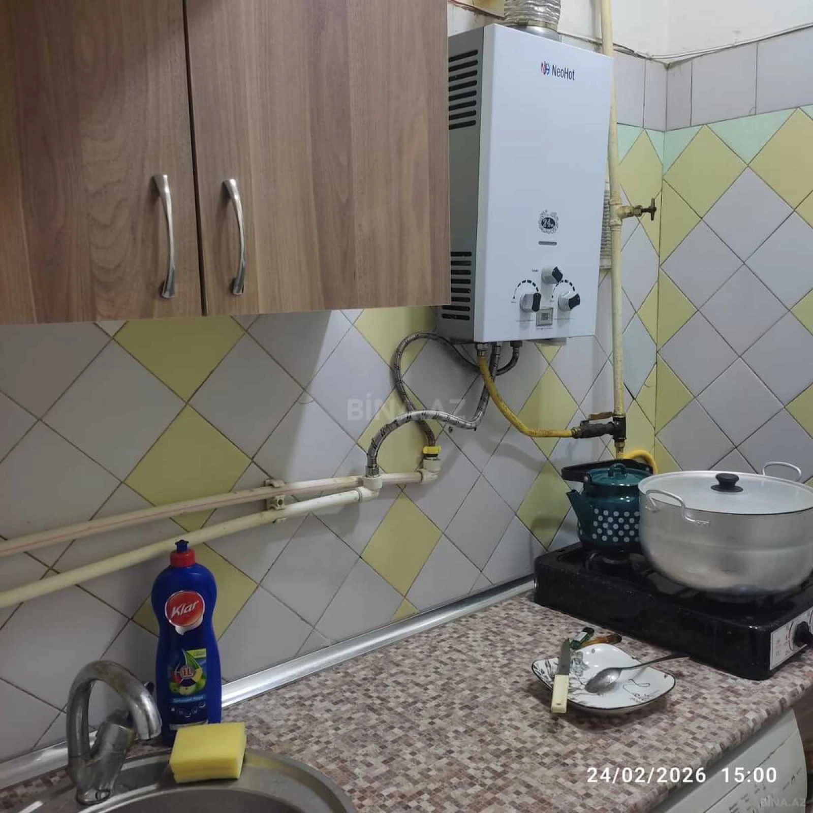 Kirayə verilir 2 otaqlı mənzil 40 m²
