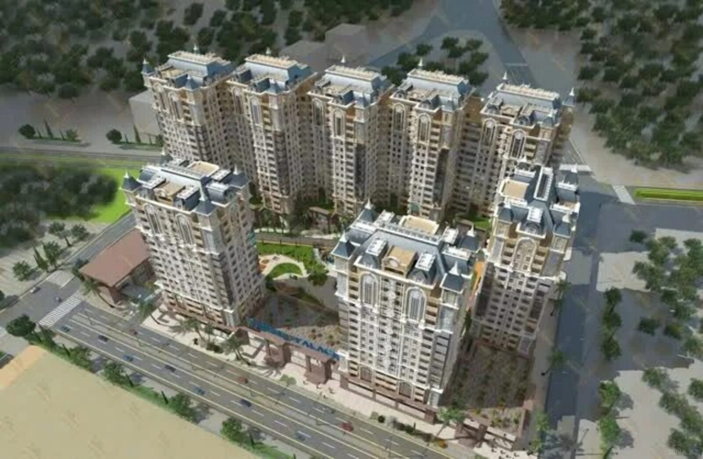 Satılır 3 otaqlı mənzil 113 m²