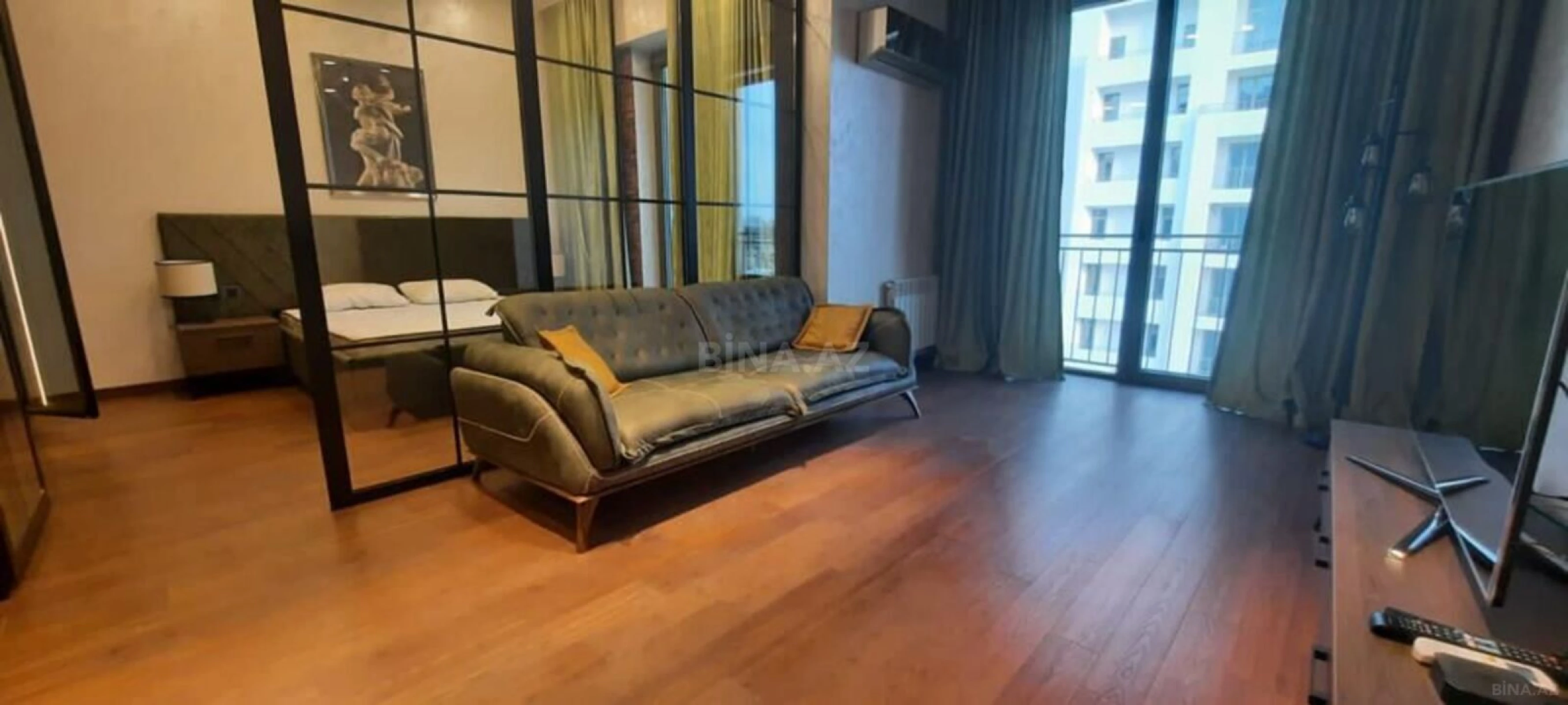Kirayə verilir 1 otaqlı mənzil 55 m²