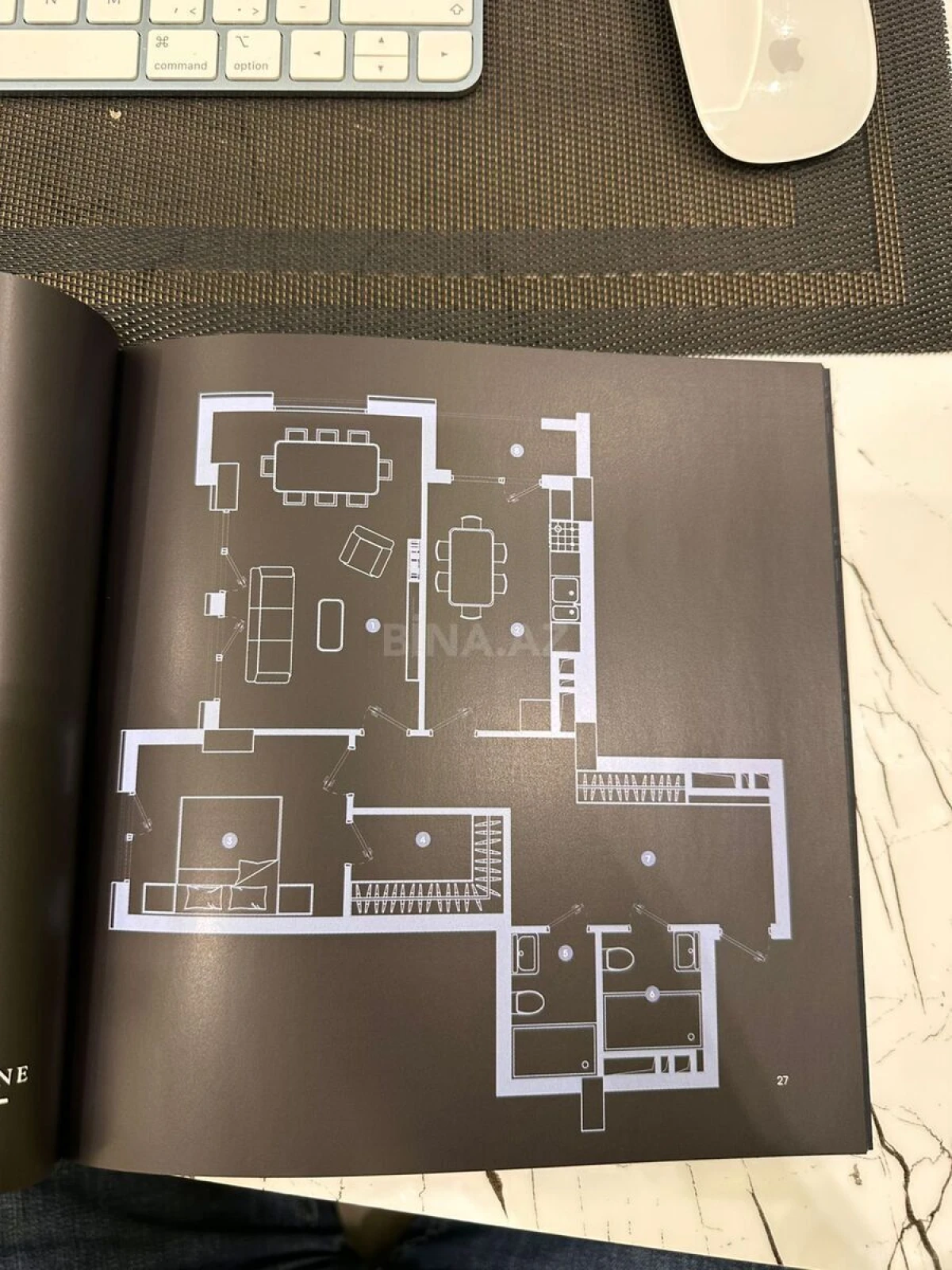 Satılır 2 otaqlı mənzil 91 m²