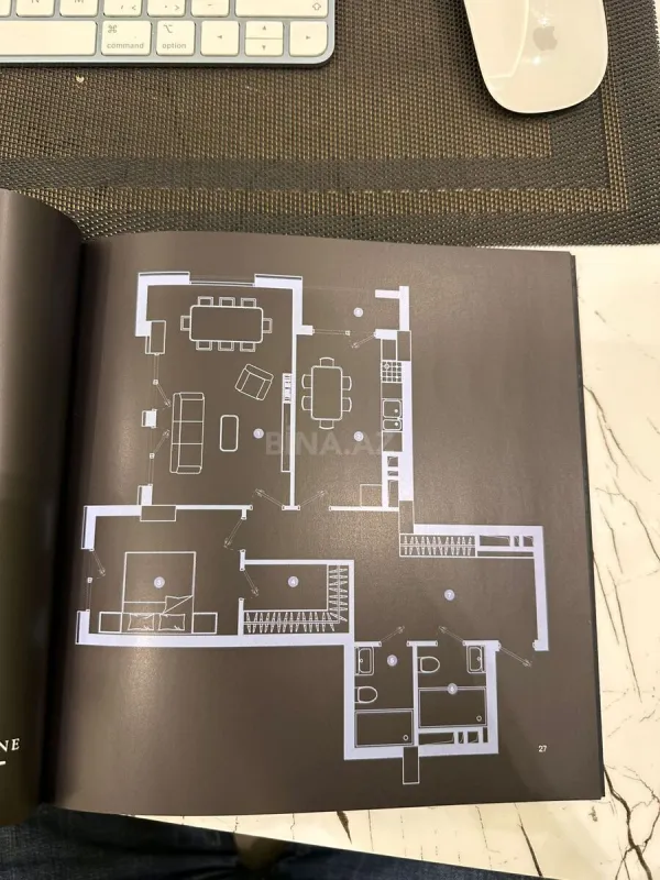 Satılır 2 otaqlı mənzil 91 m²