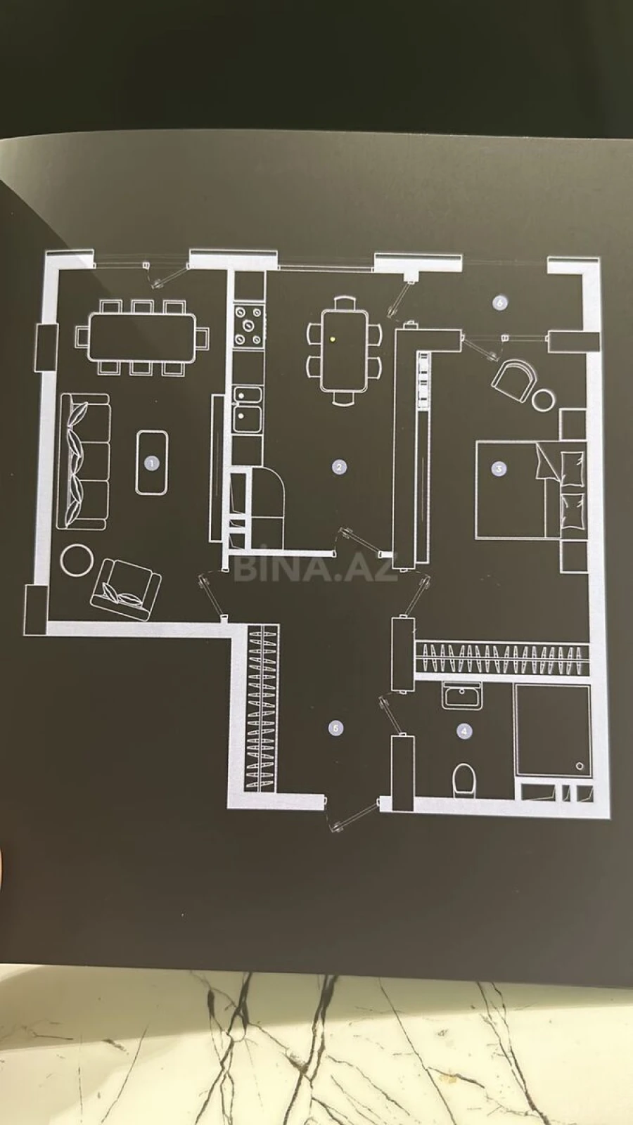 Satılır 2 otaqlı mənzil 91 m²