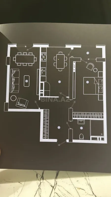 Satılır 2 otaqlı mənzil 91 m²