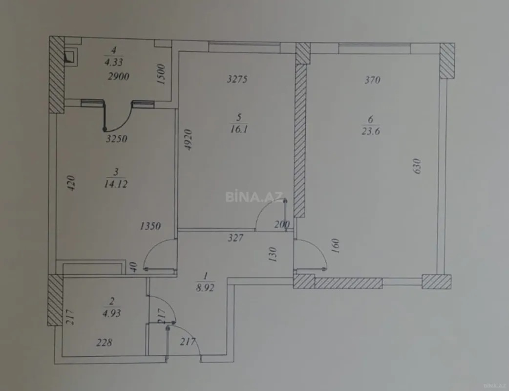 Satılır 3 otaqlı mənzil 74 m²