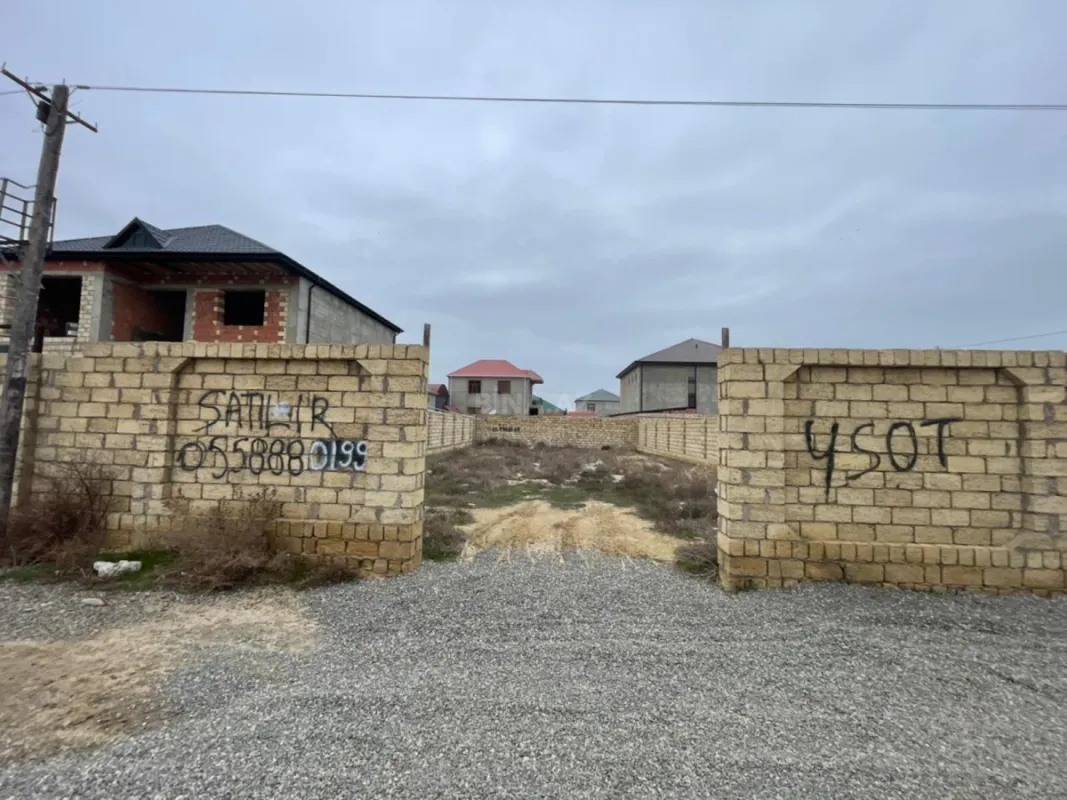 Satılır torpaq sahəsi 4 m²