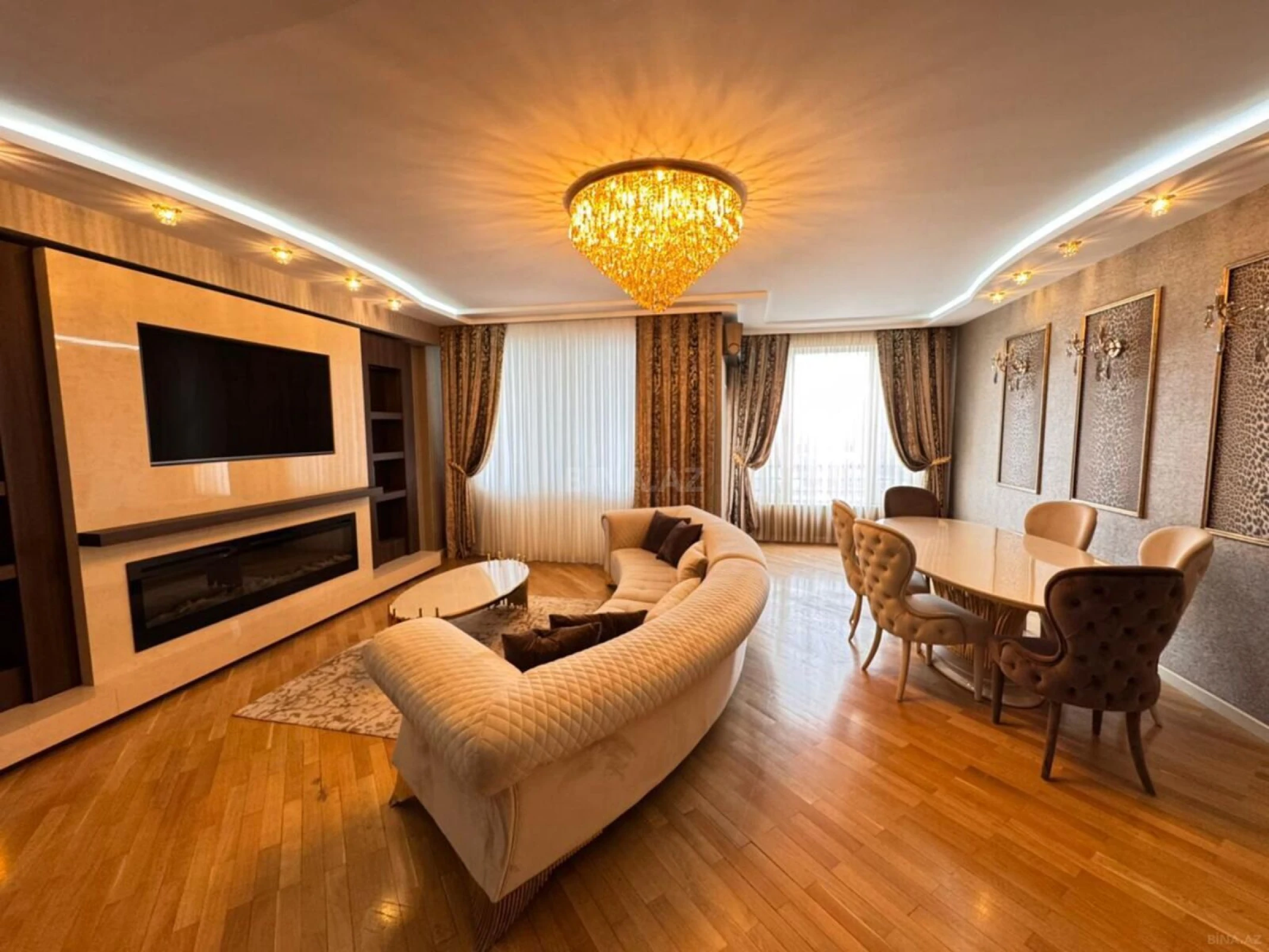 Satılır 4 otaqlı mənzil 176 m²