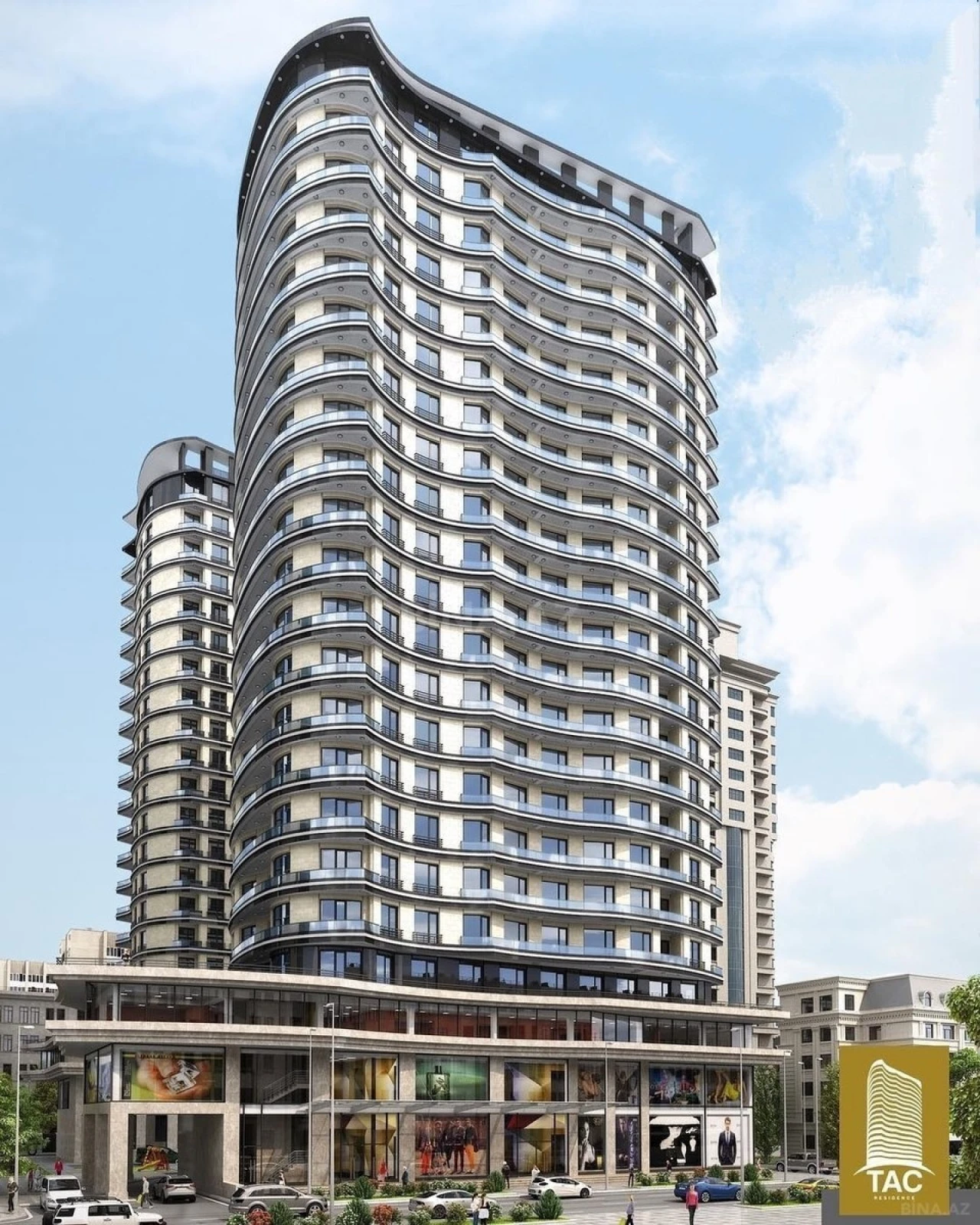 Satılır 1 otaqlı mənzil 45 m²