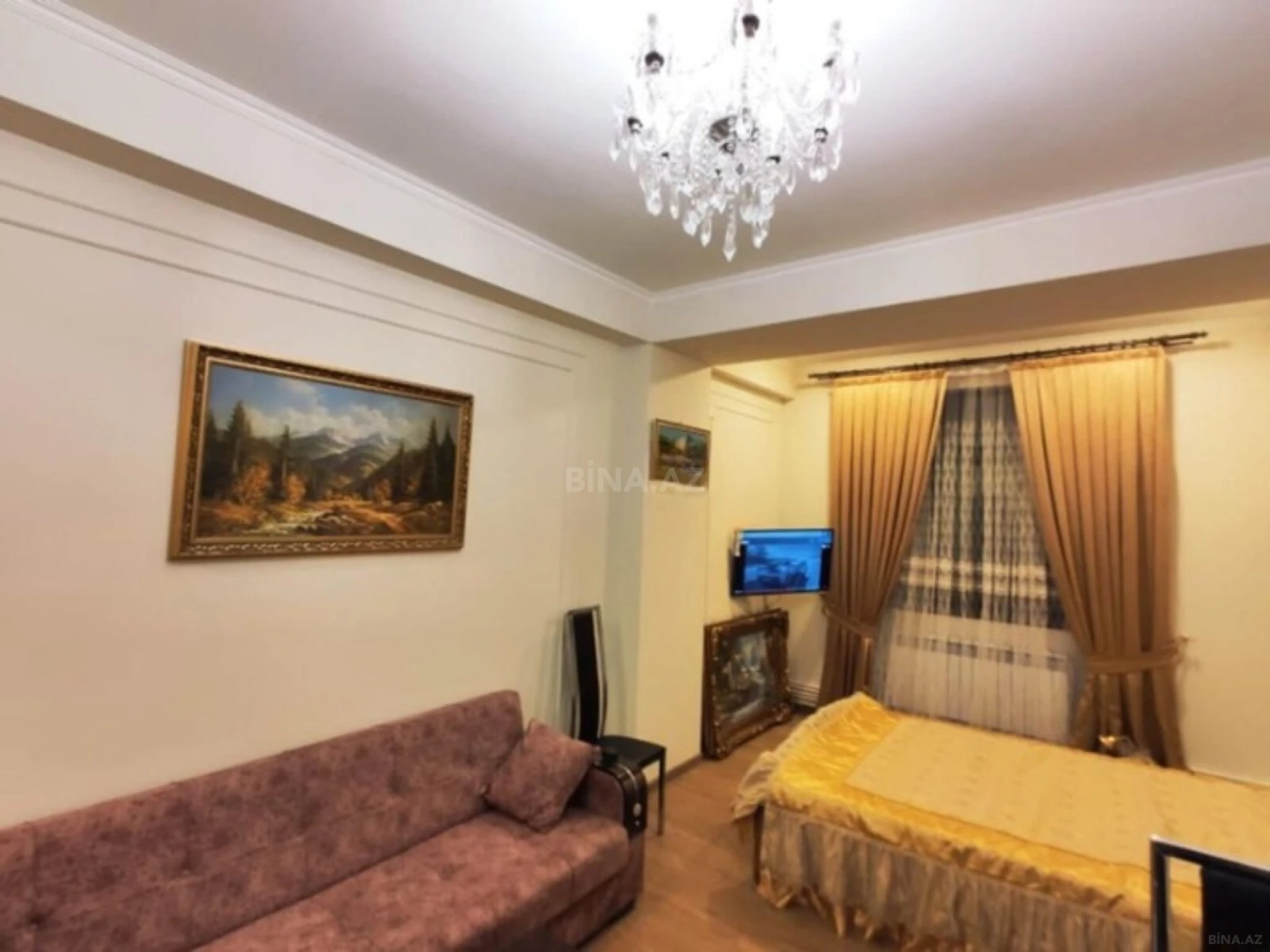 Kirayə verilir 1 otaqlı mənzil 35 m²