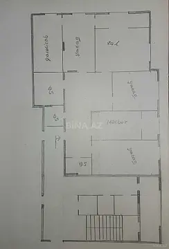 Satılır 5 otaqlı mənzil 235 m²
