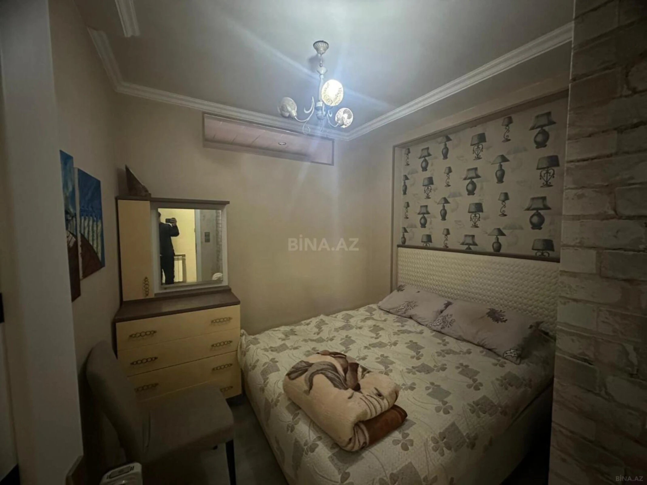 Satılır 1 otaqlı mənzil 37.8 m²