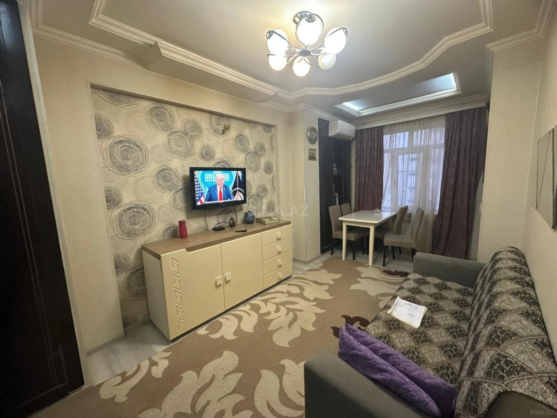 Satılır 1 otaqlı mənzil 37.8 m²
