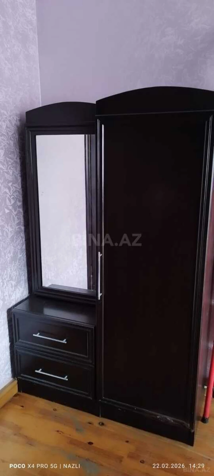 Kirayə verilir 2 otaqlı mənzil 55 m²