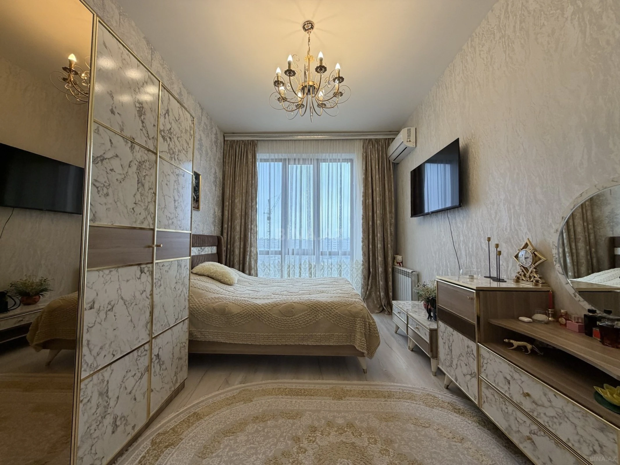 Satılır 1 otaqlı mənzil 43 m²