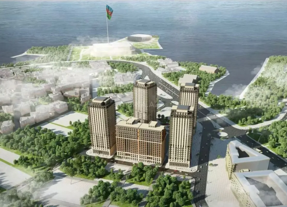 Satılır 4 otaqlı mənzil 143 m²