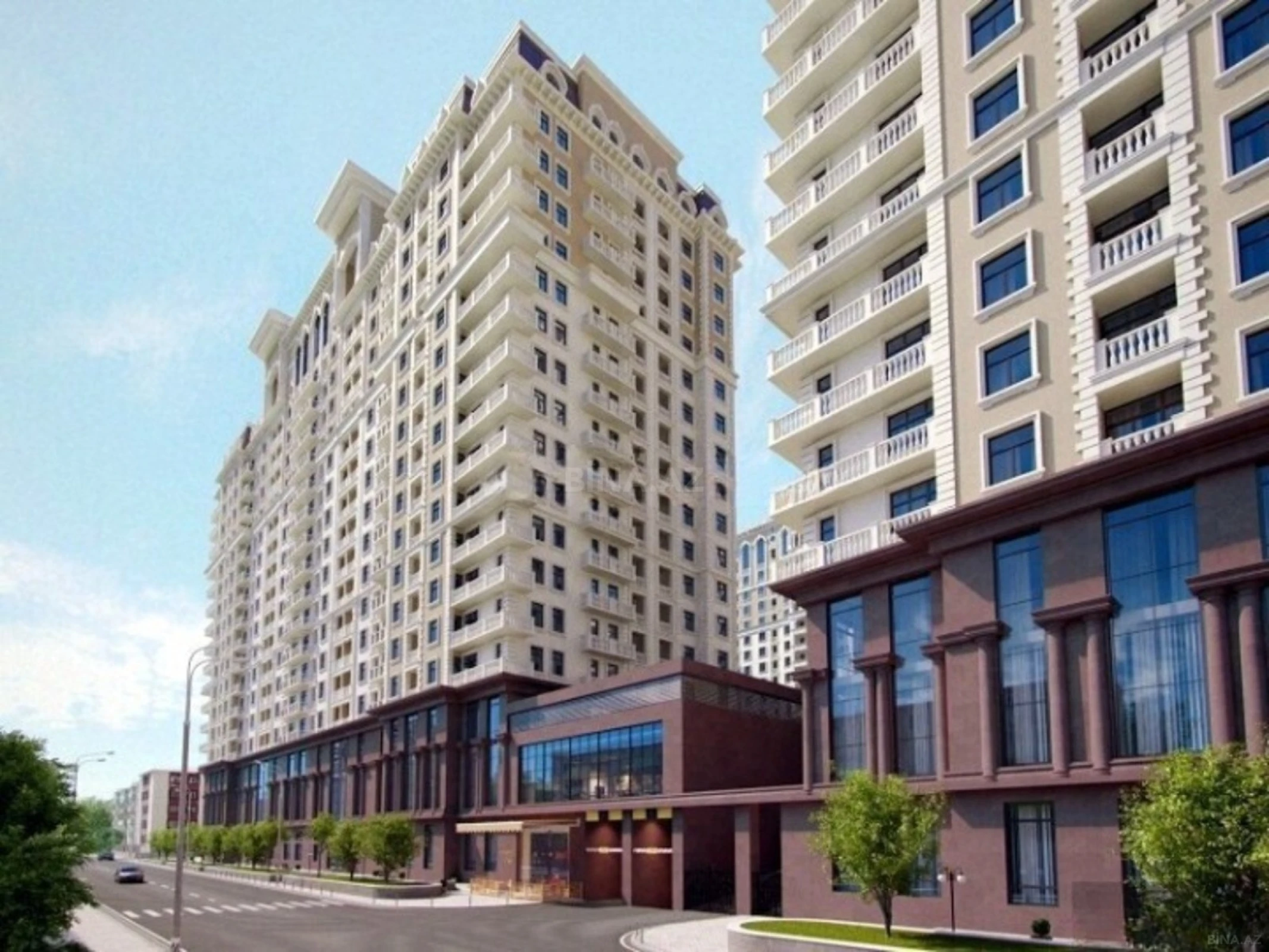 Satılır 2 otaqlı mənzil 68 m²