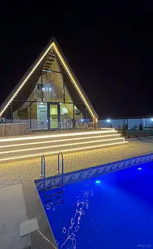 Kirayə verilir 3 otaqlı həyət evi 150 m² — Qəbələ 3 otaq 150.00 m²