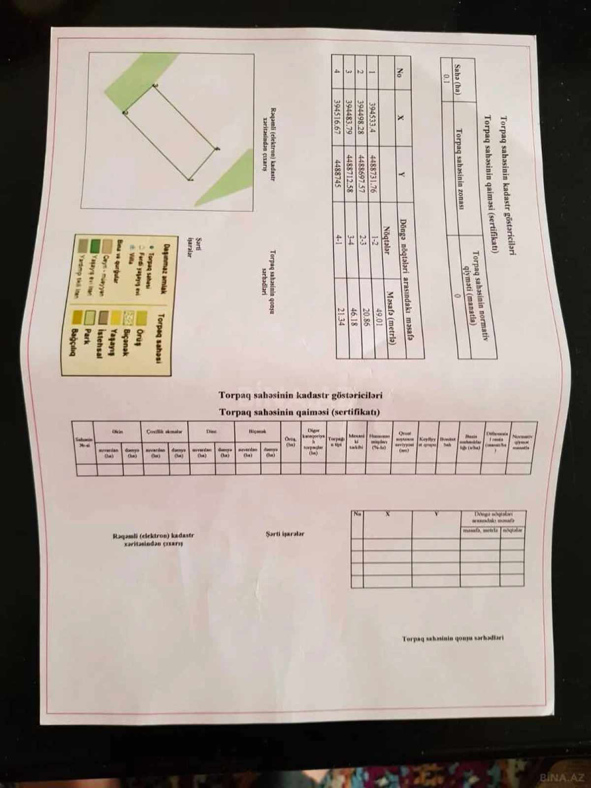 Satılır torpaq sahəsi 14 m²