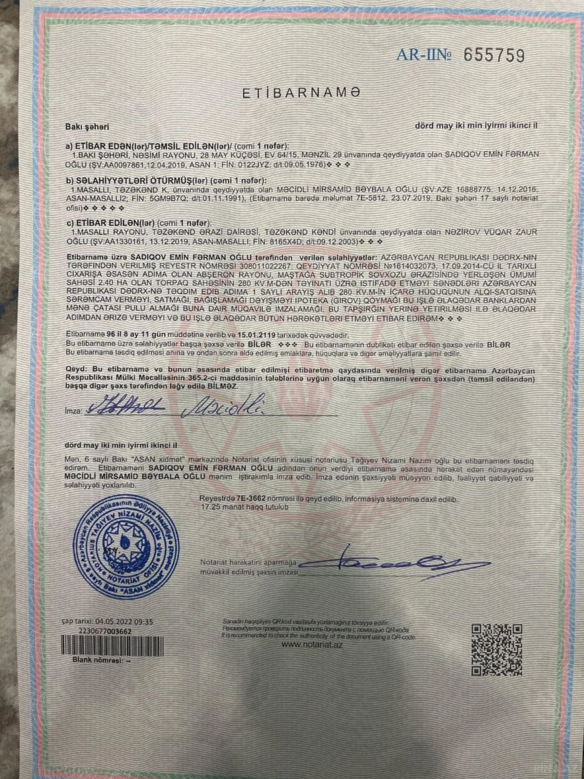 Satılır torpaq sahəsi 2.8 m²