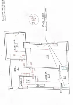 Satılır 2 otaqlı mənzil 66 m²