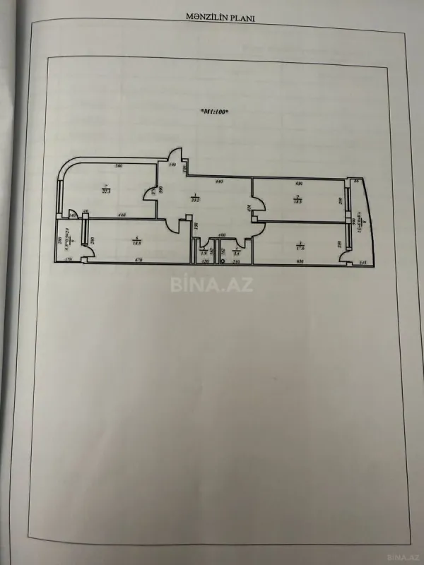 Satılır 3 otaqlı mənzil 115 m²