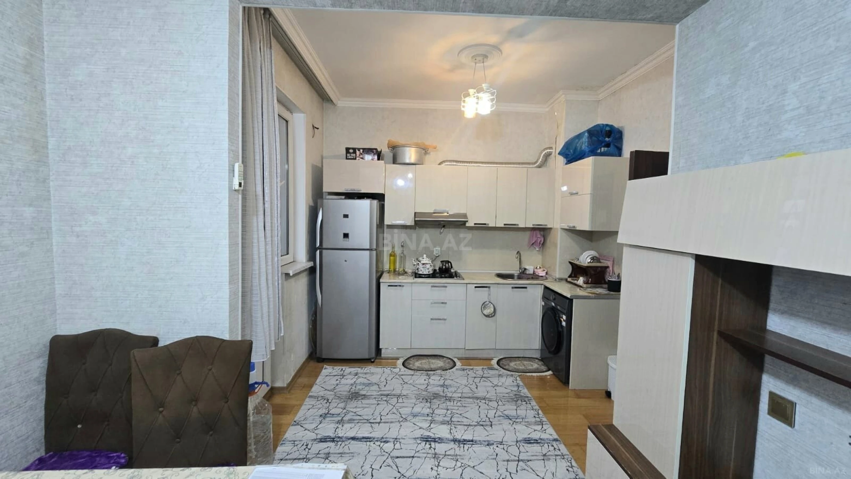Satılır 2 otaqlı mənzil 44 m²
