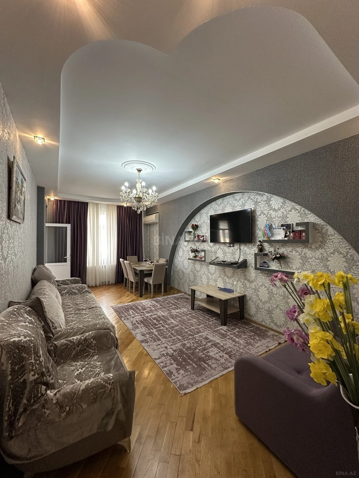 Satılır 2 otaqlı mənzil 55 m²