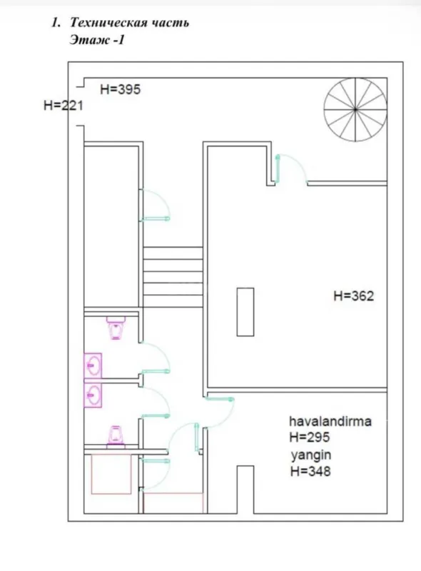 Satılır obyekt 168 m²