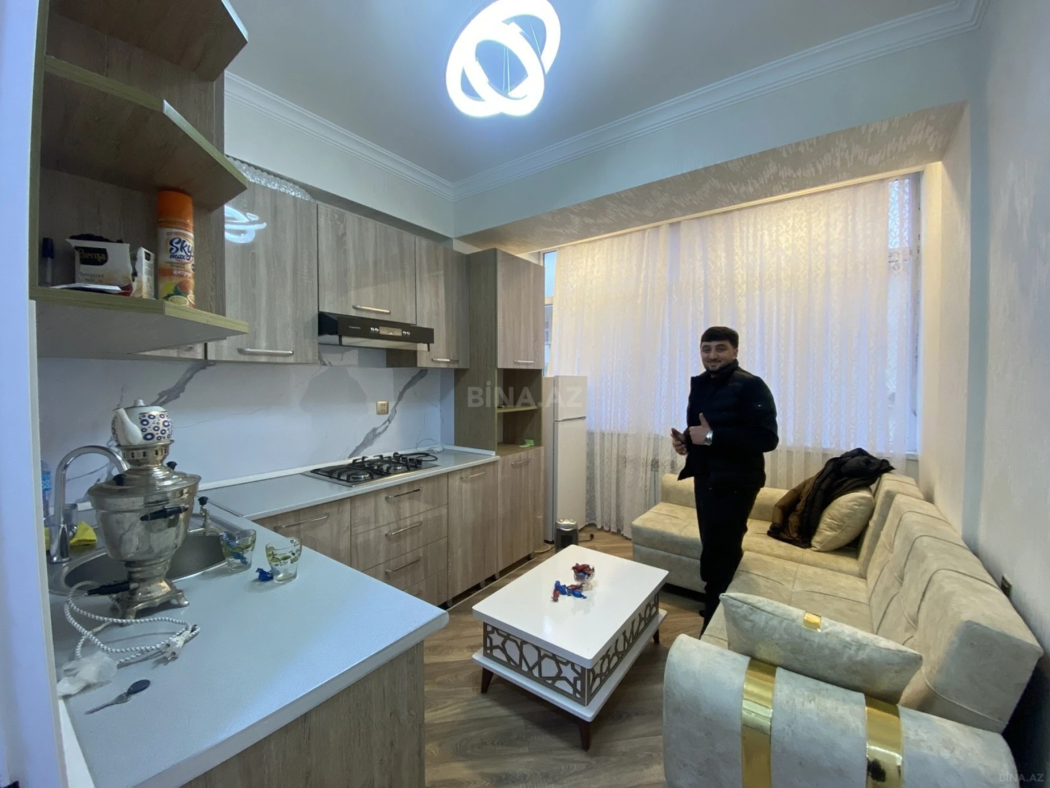 Satılır 2 otaqlı mənzil 42 m²