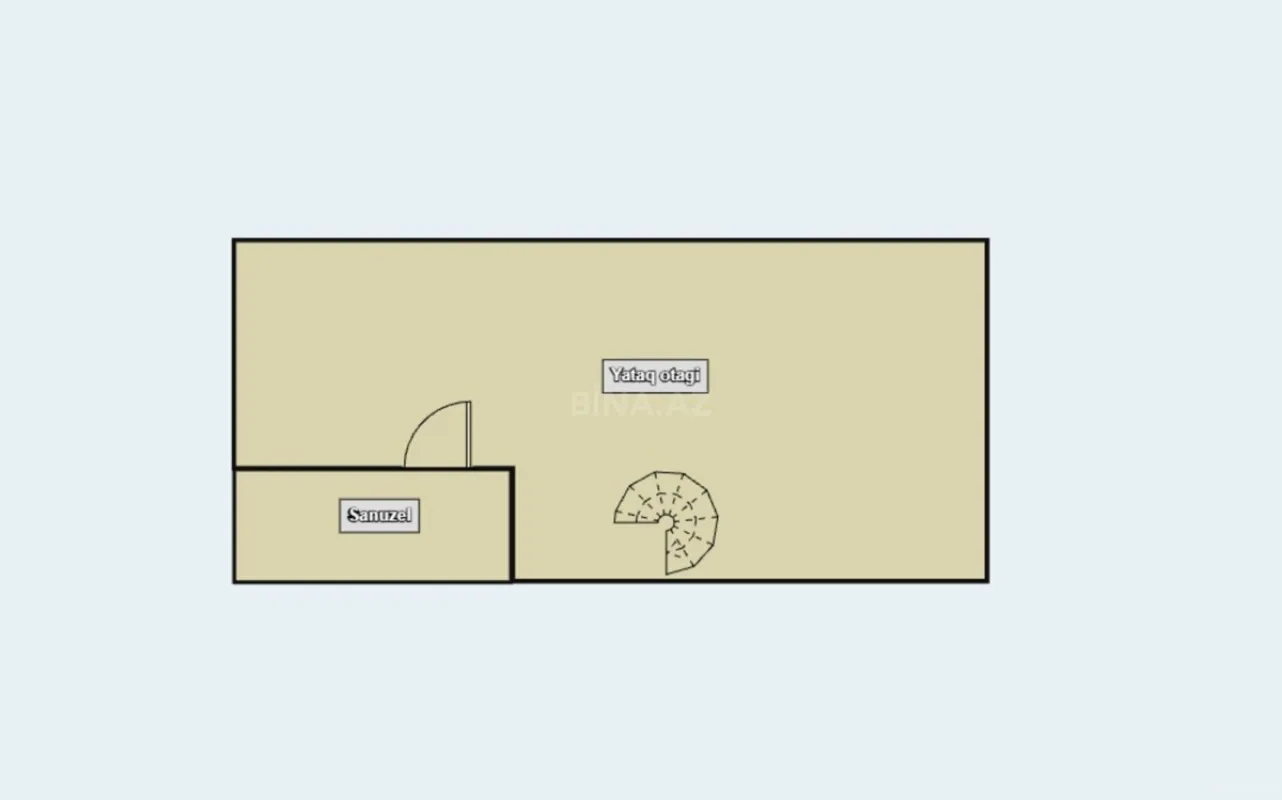 Satılır 2 otaqlı mənzil 50 m²