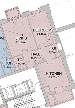 Satılır 2 otaqlı mənzil 107 m²