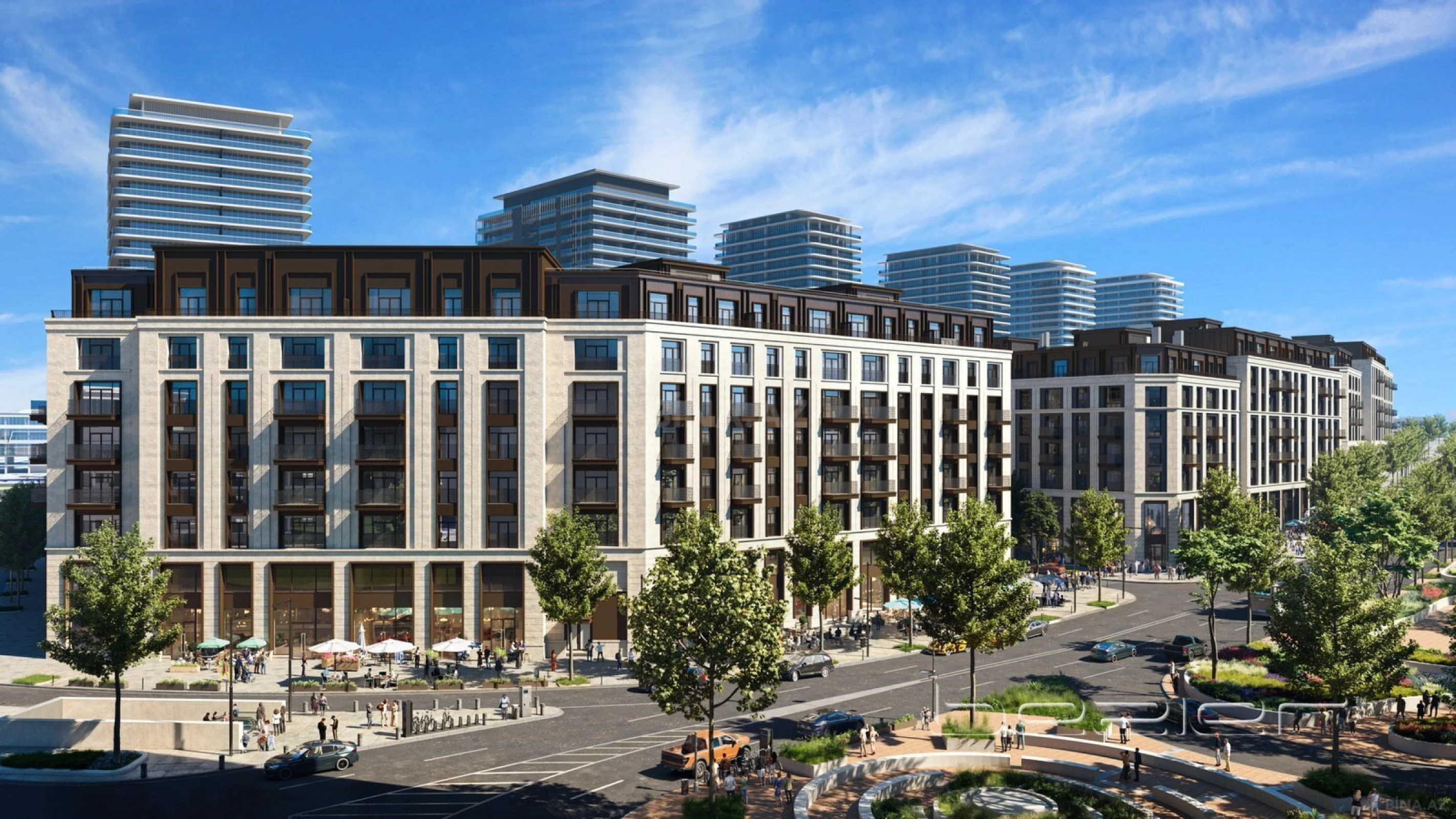 Satılır 2 otaqlı mənzil 107 m²