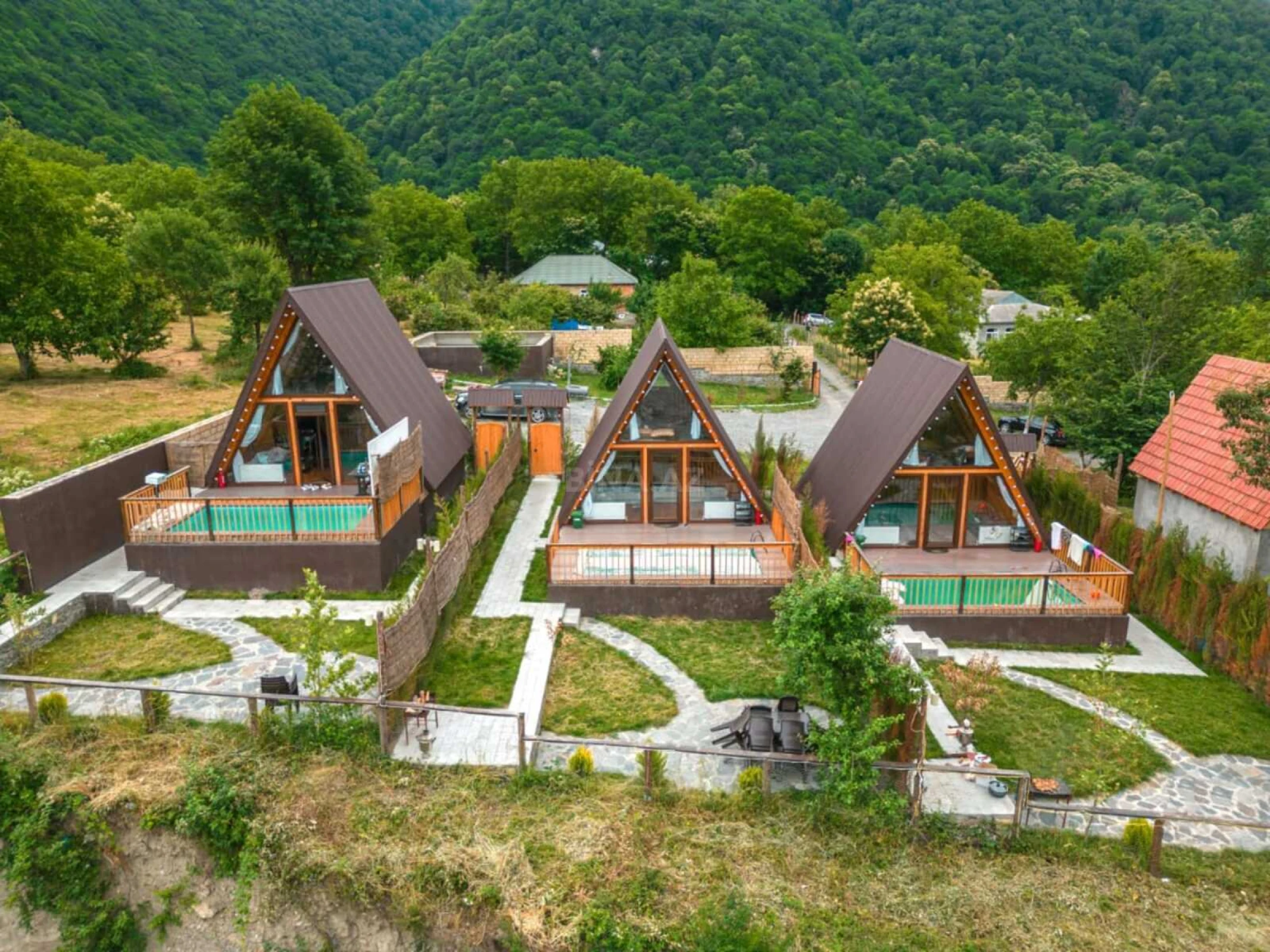 Kirayə verilir 1 otaqlı həyət evi 50 m²