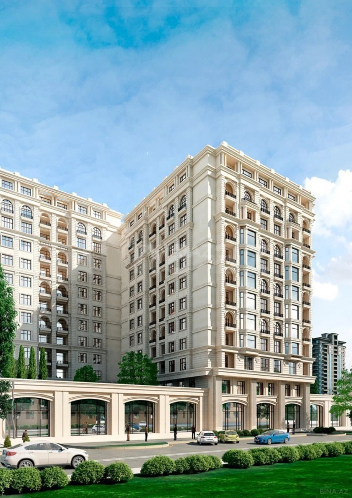 Kirayə verilir 1 otaqlı mənzil 70 m²