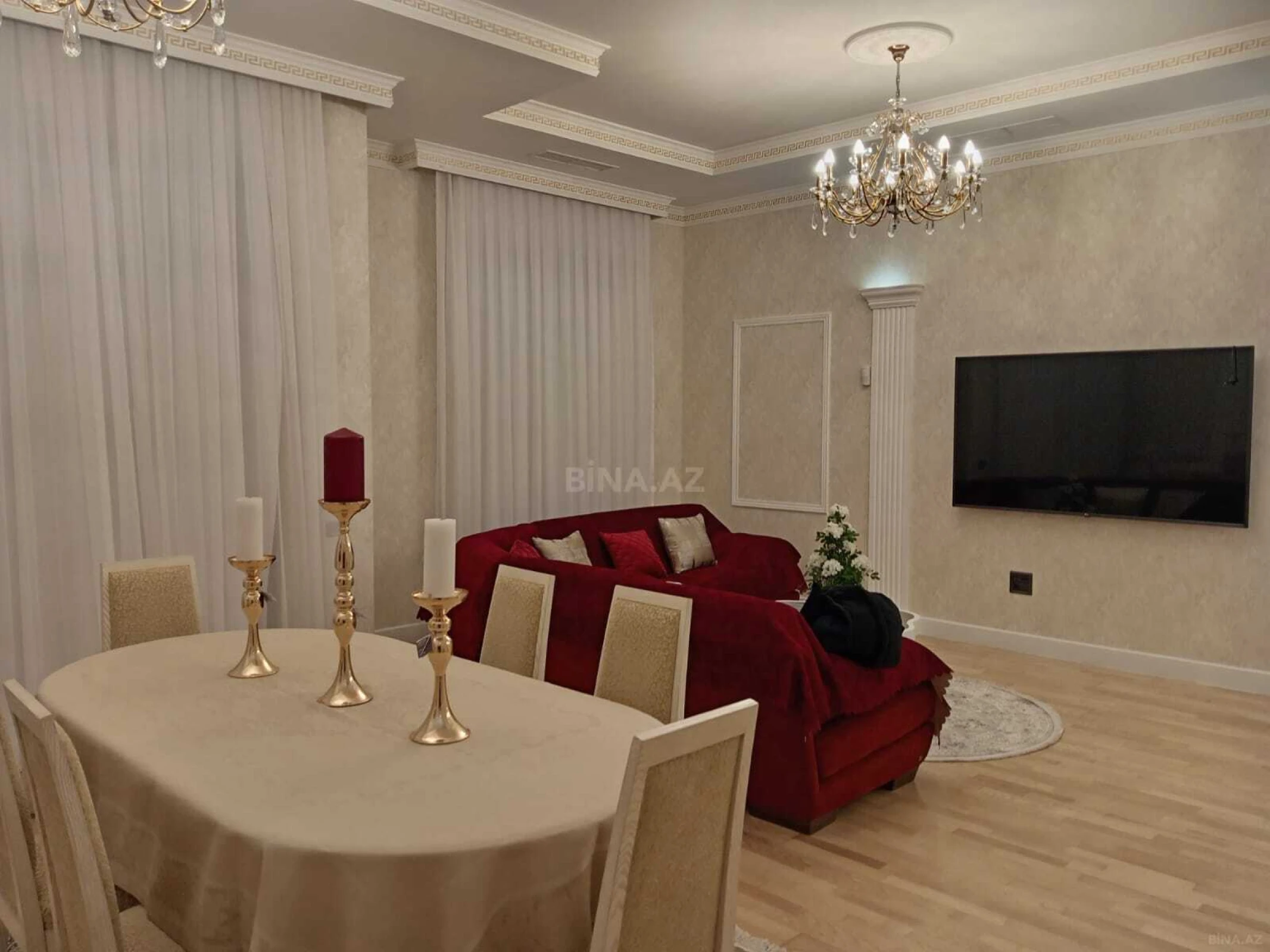 Kirayə verilir 4 otaqlı mənzil 230 m²