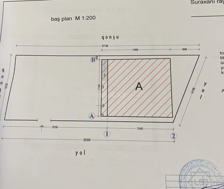 Satılır torpaq sahəsi 5 m²
