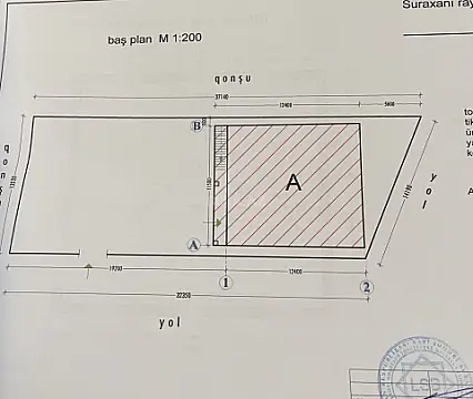 Satılır torpaq sahəsi 5 m²