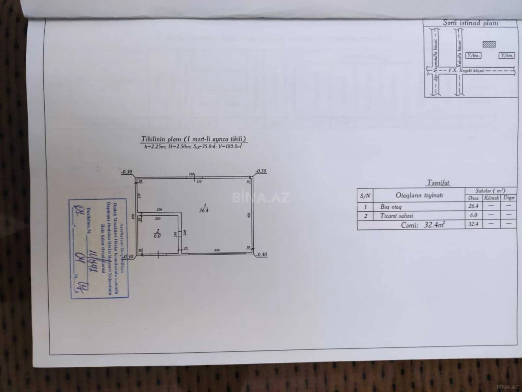 Satılır obyekt 320 m²