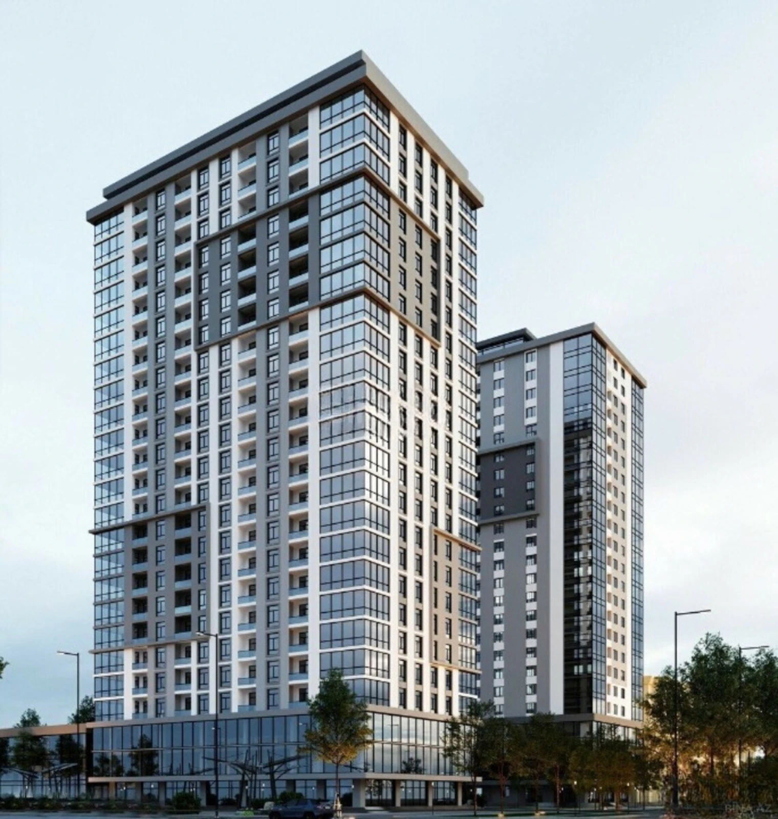 Satılır 3 otaqlı mənzil 154 m²