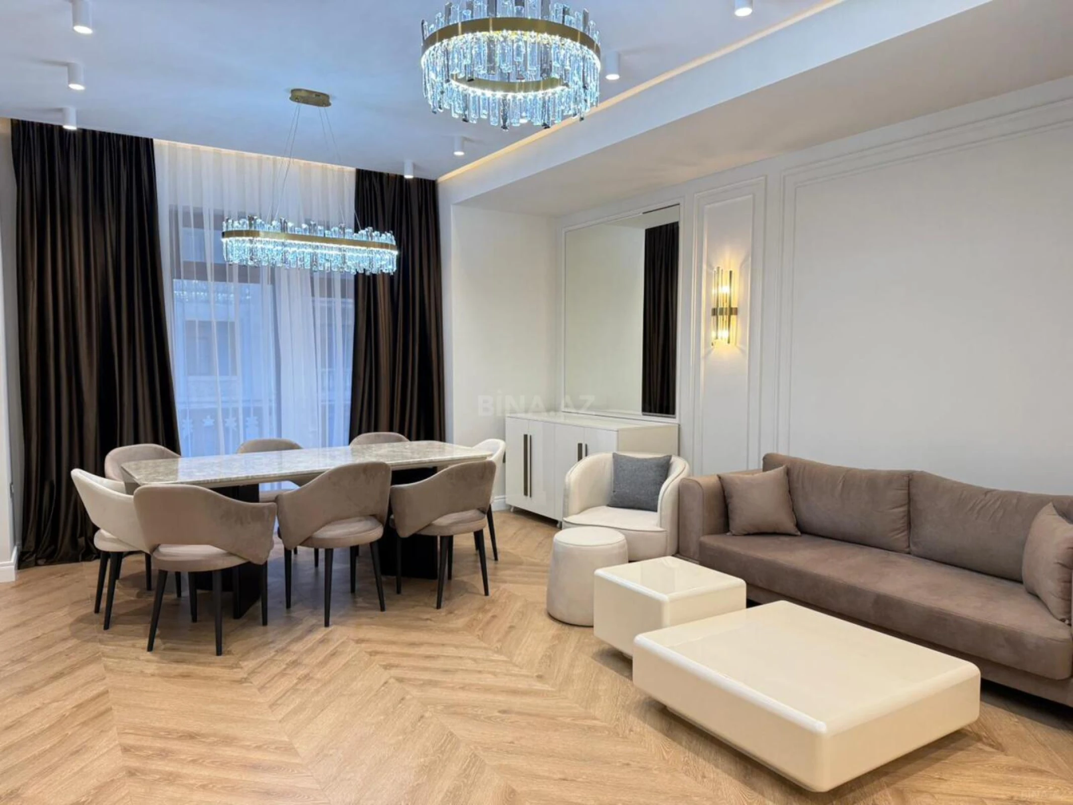 Kirayə verilir 3 otaqlı mənzil 120 m²