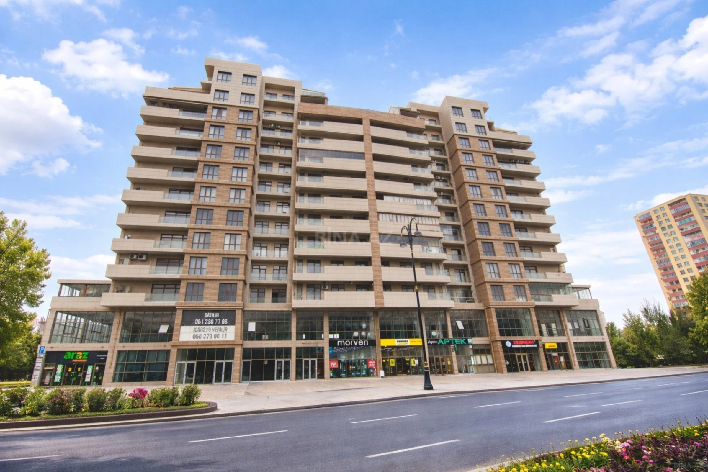 Satılır 2 otaqlı mənzil 68 m²