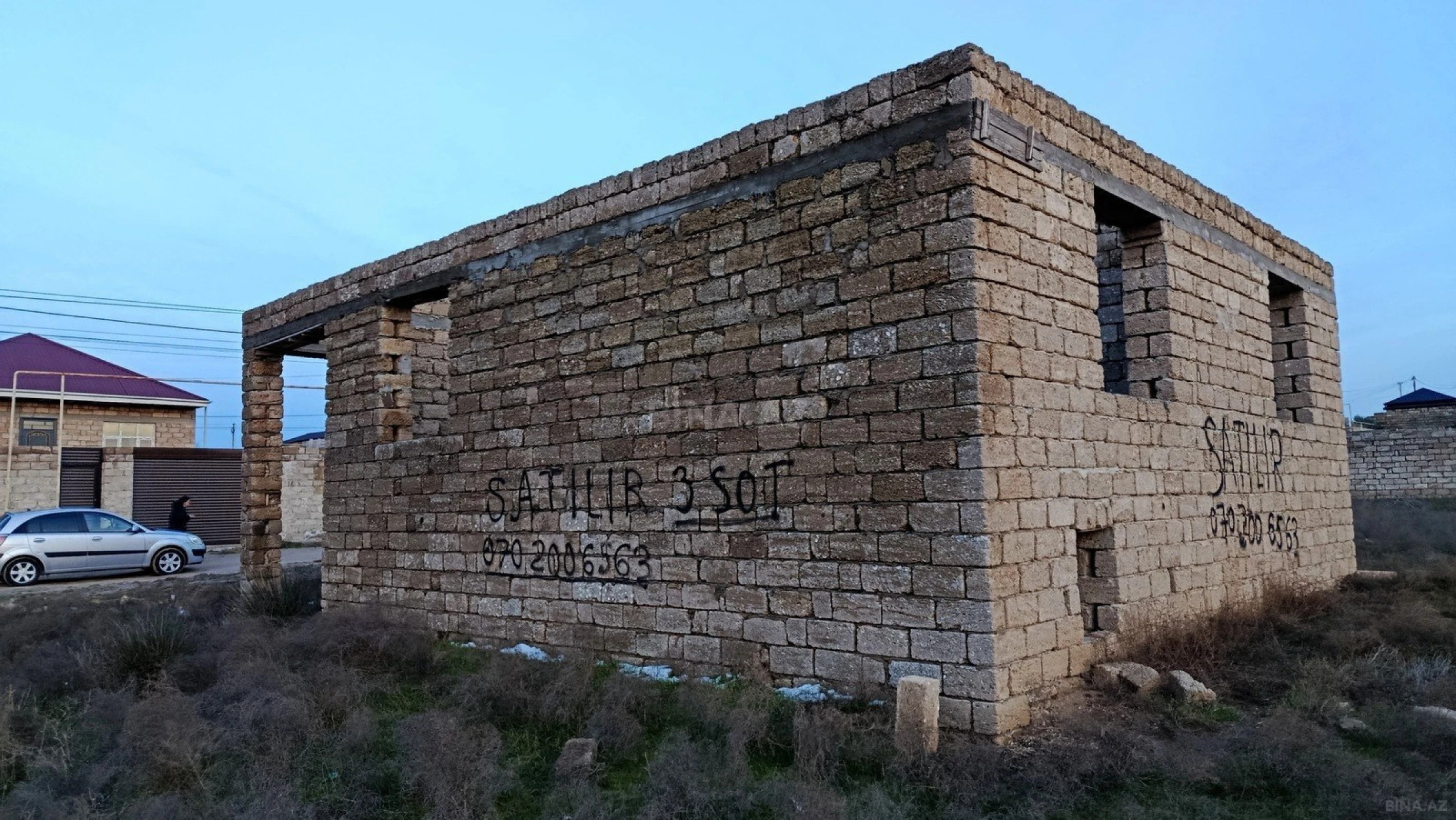 Satılır 3 otaqlı həyət evi 80 m²