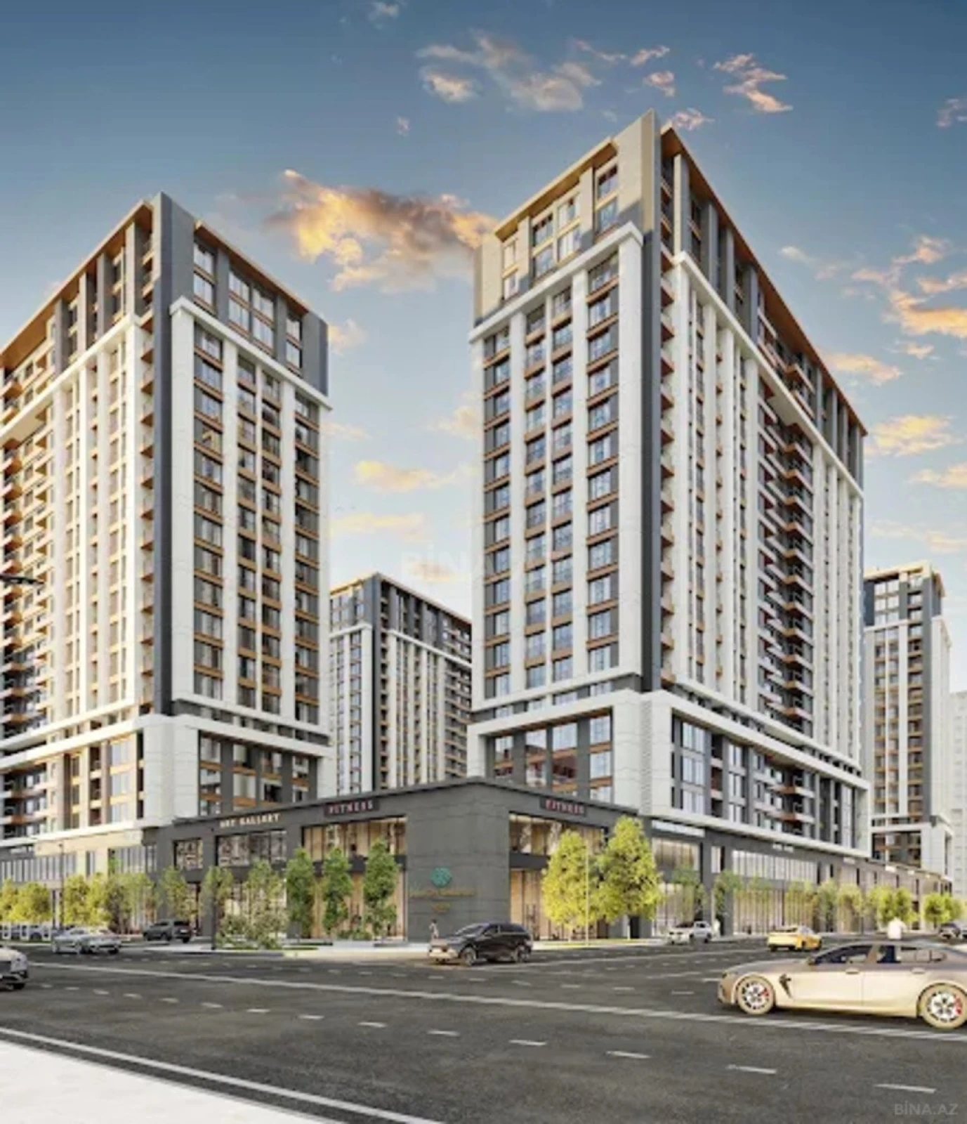 Satılır 3 otaqlı mənzil 127.5 m²