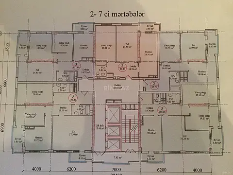 Satılır 3 otaqlı mənzil 136.2 m²
